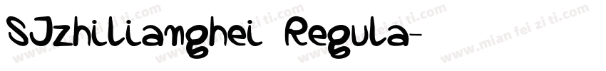 SJzhilianghei Regula字体转换